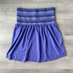 Old Navy Purple Strapless Smocked Babydoll Strapless Top